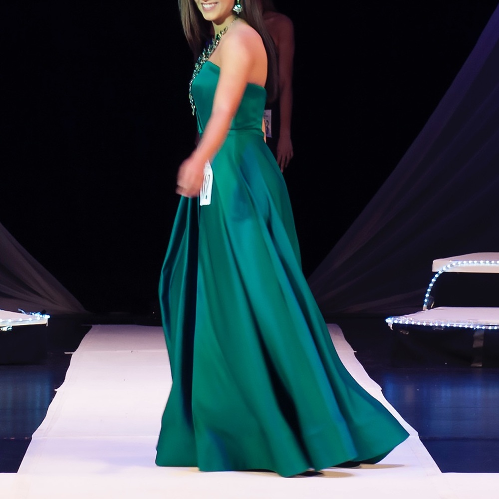 Green Sherri Hill Gown - Gem
